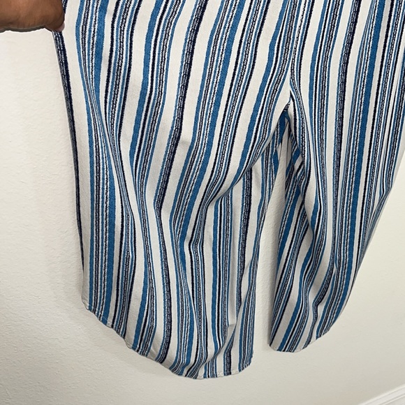 Pacific Beach Stripe Asymmetrical Cover up Jumpsuit XL - Picture 6 of 14